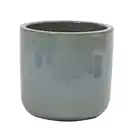 Bild 1 von Pflanzgefäß »Kreta«, ØxH: 24 x 23 cm, Keramik, grau