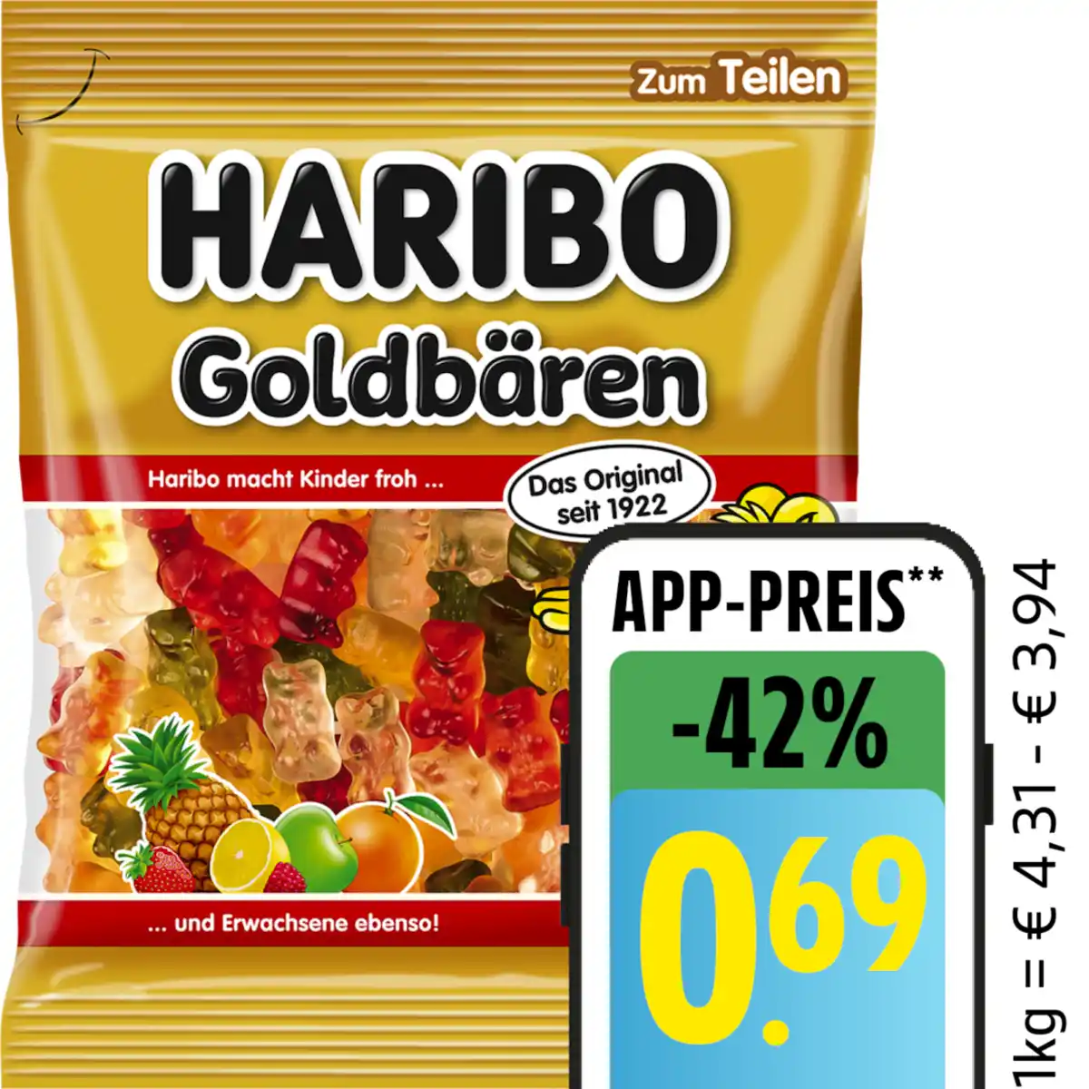 Bild 1 von Haribo Fruchtgummi oder Lakritz