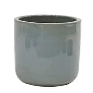 Pflanzgefäß »Kreta«, ØxH: 37,5 x 35 cm, Keramik, grau