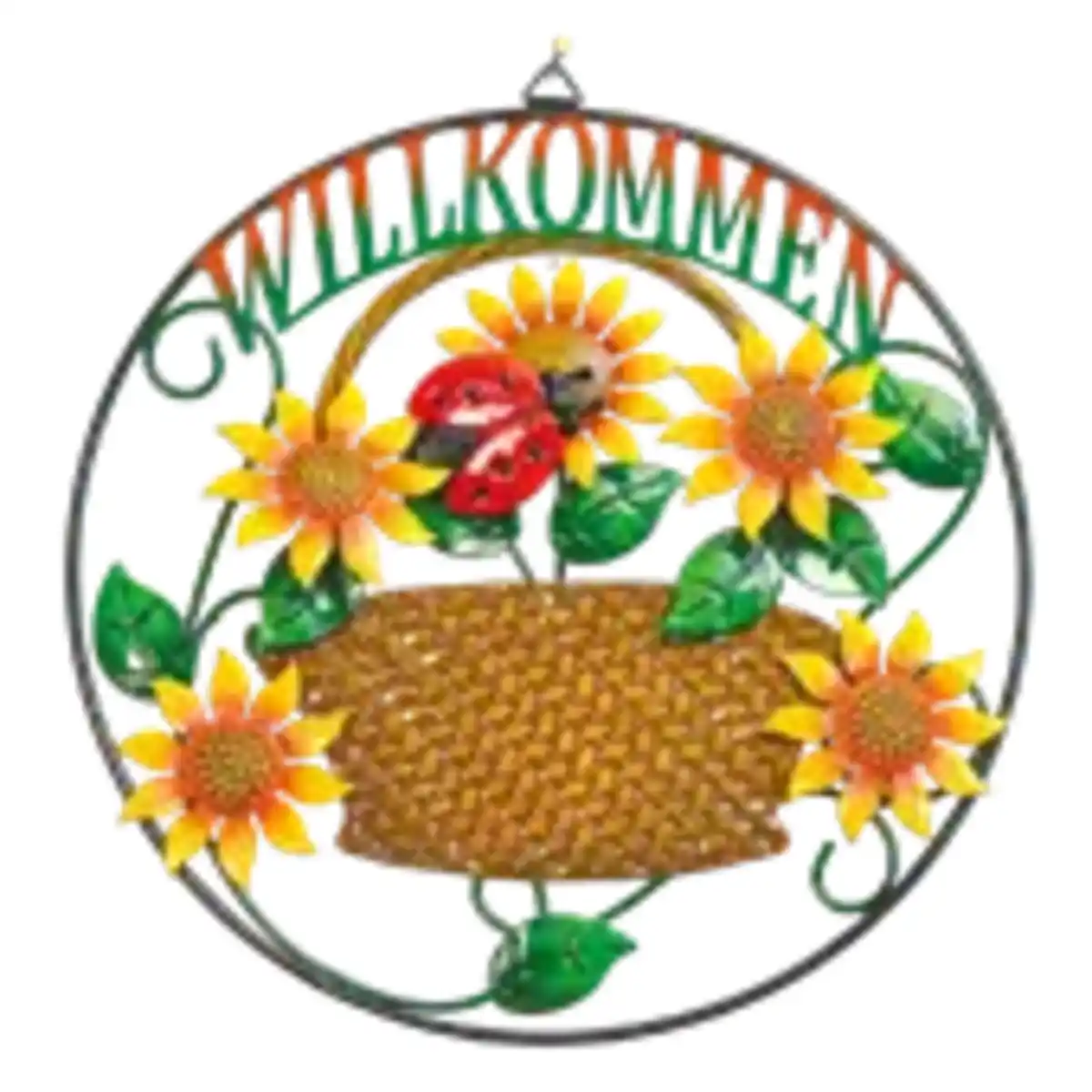 Bild 1 von Metallschild „Willkommen“