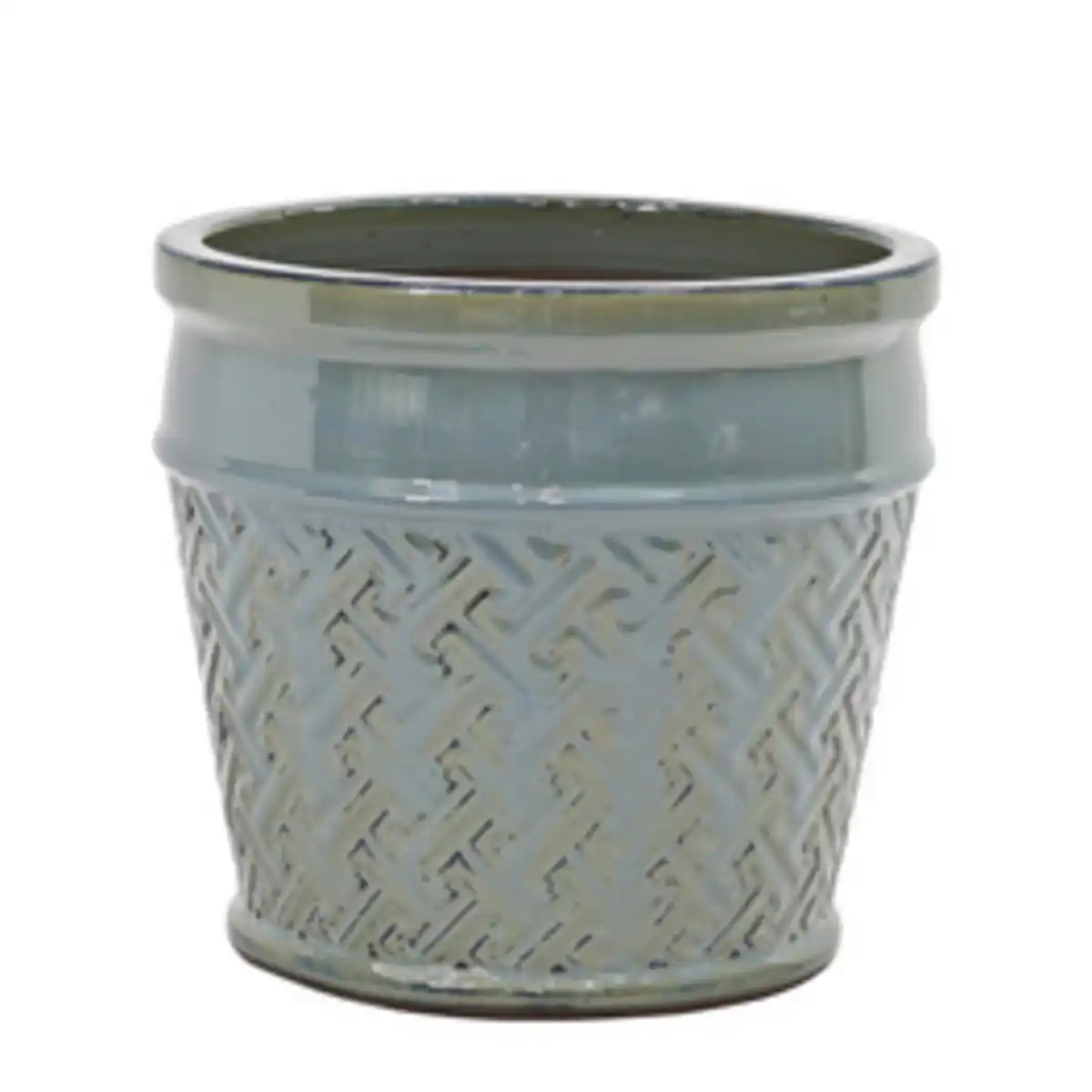 Bild 1 von Pflanzgefäß »Edda«, ØxH: 38,5 x 34,5 cm, Keramik, grau