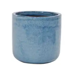 Pflanzgefäß »Kreta«, ØxH: 37,5 x 35 cm, Keramik, blau