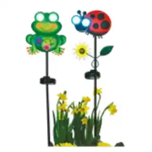 GARDEN DREAM Solar-Stecker mit beweglichen Augen