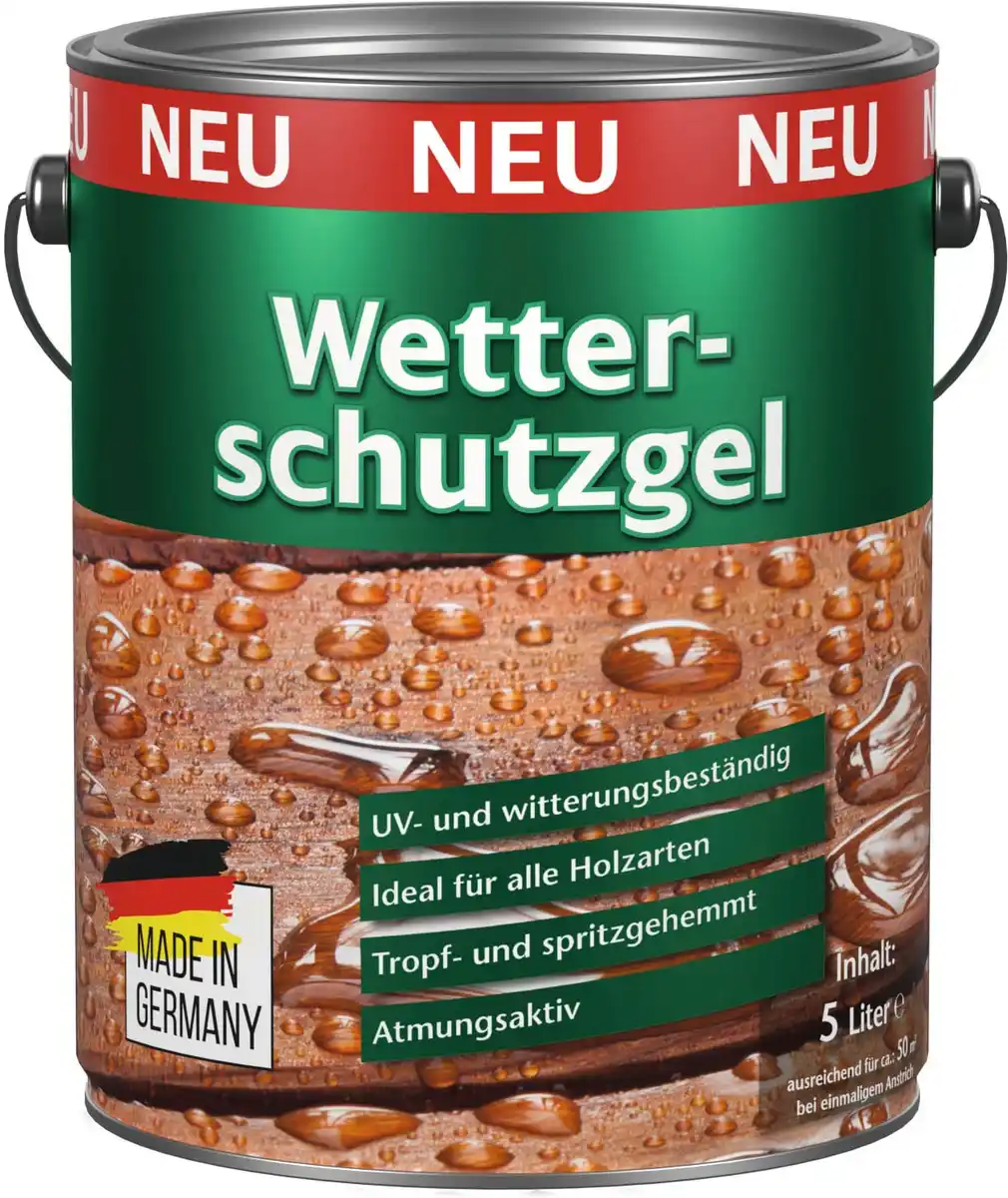 Bild 1 von Wetterschutzgel 5 L teak