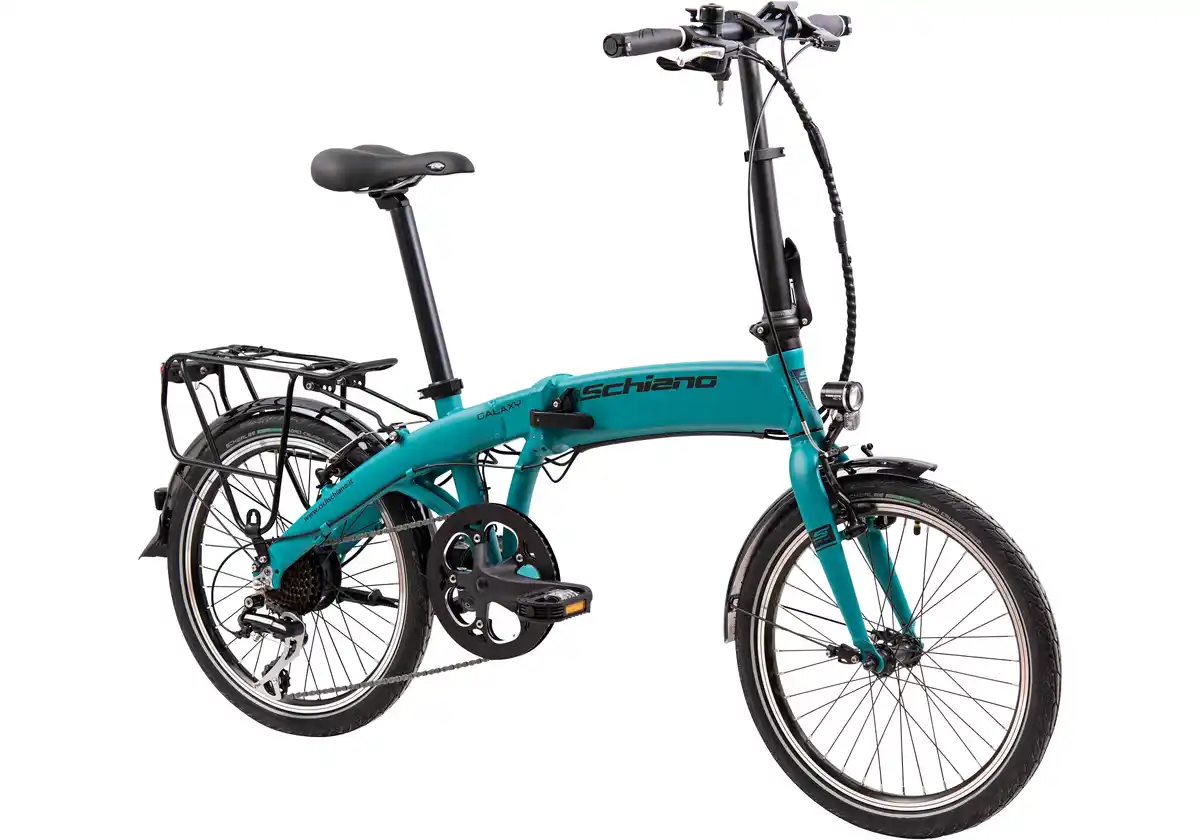 Bild 1 von Schiano Galaxy E-Bike Faltrad 20 Zoll 8-Gang 360 Wh blau