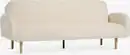 Bild 1 von Schlafsofa PARADIS off-white Teddystoff/ Eiche