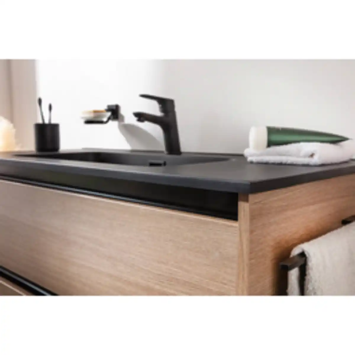 Bild 2 von FACKELMANN Gussmarmorbecken »VITA«, VITA Gussmarmor-Waschtisch