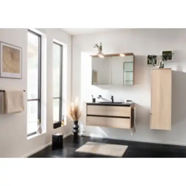 Bild 4 von FACKELMANN Gussmarmorbecken »VITA«, VITA Gussmarmor-Waschtisch