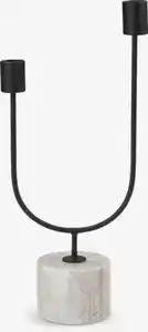 Kerzenständer KURT B15xL7xH33cm schwarz