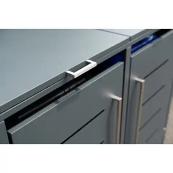 Bild 3 von Westmann Mülltonnenbox, für 4 x 240 L, BxTxH: 264 x 80 x 116 cm, anthrazit