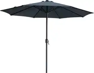 Primaster Sonnenschirm Kreta anthrazit/grau Ø 300 cm