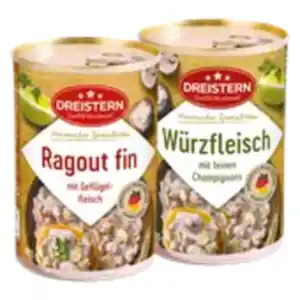 Dreistern Ragout Fin oder Würzfleisch