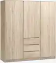 Bild 1 von Kleiderschrank LIMFJORDEN 180x200 Kombi Eiche hell