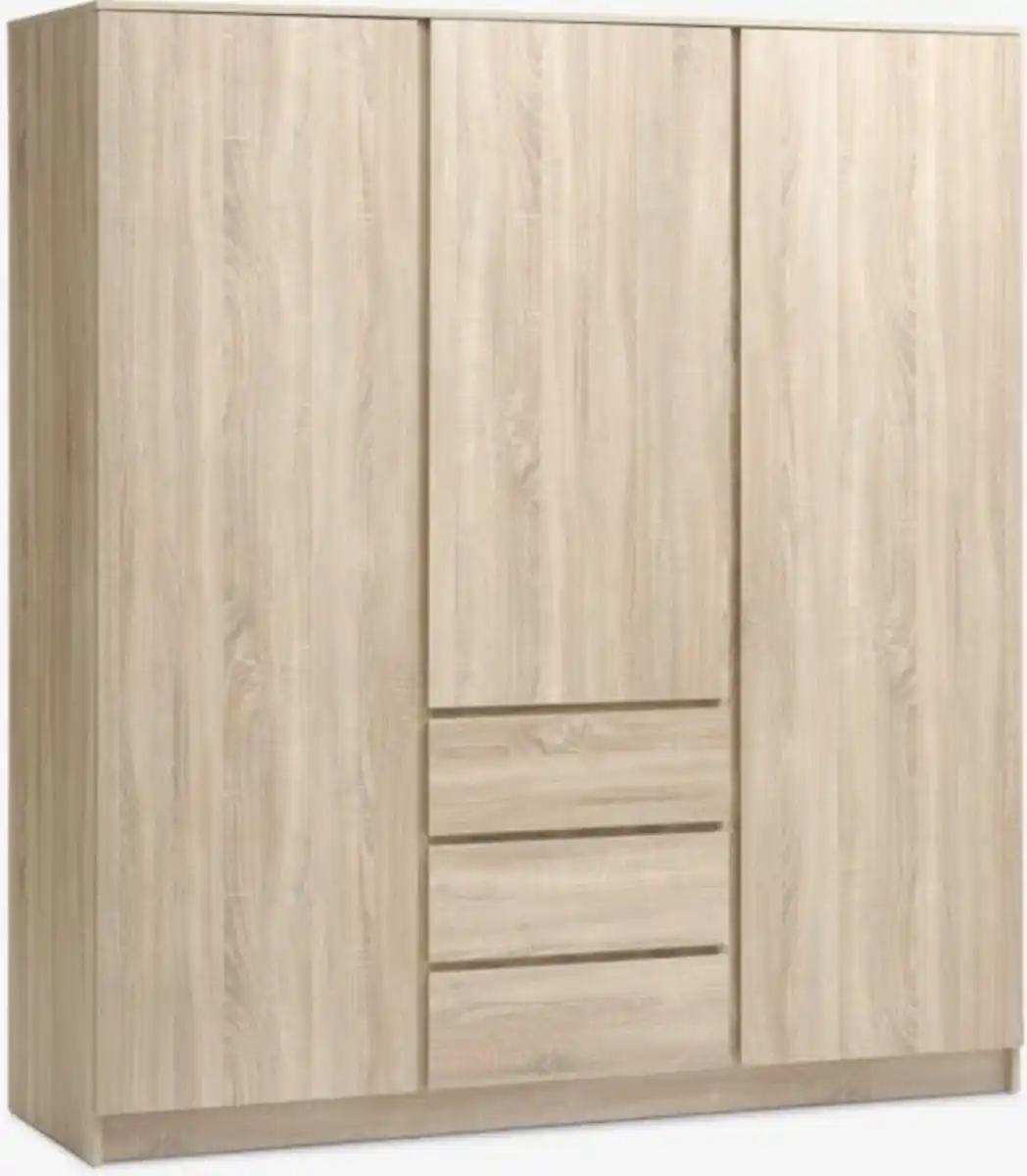 Bild 1 von Kleiderschrank LIMFJORDEN 180x200 Kombi Eiche hell