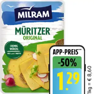 Milram Käsescheiben oder Reibekäse