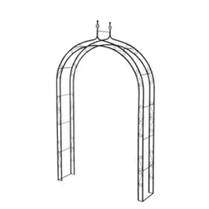 SIENA GARDEN Rosenbogen »Oxford«, B x T x H: x 39 x 79 cm, Metall