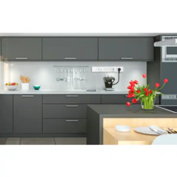 Bild 3 von SCHWAIGER Modulare Stromschiene »Powerrail«, 50 cm, weiss, IP20, ohne Stecker