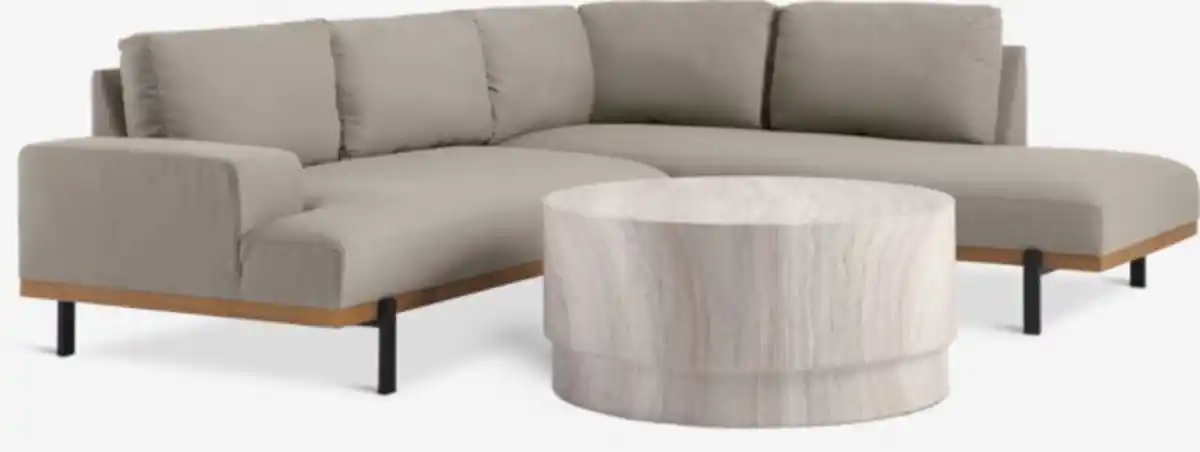 Bild 1 von Lounge-Set STORLIEN travertin + ELLEKILDE 5 Pers. taupe