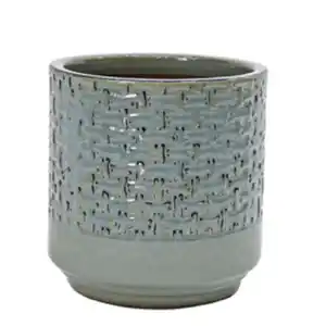 Pflanzgefäß »Flora«, ØxH: 37 x 37 cm, Keramik, grau