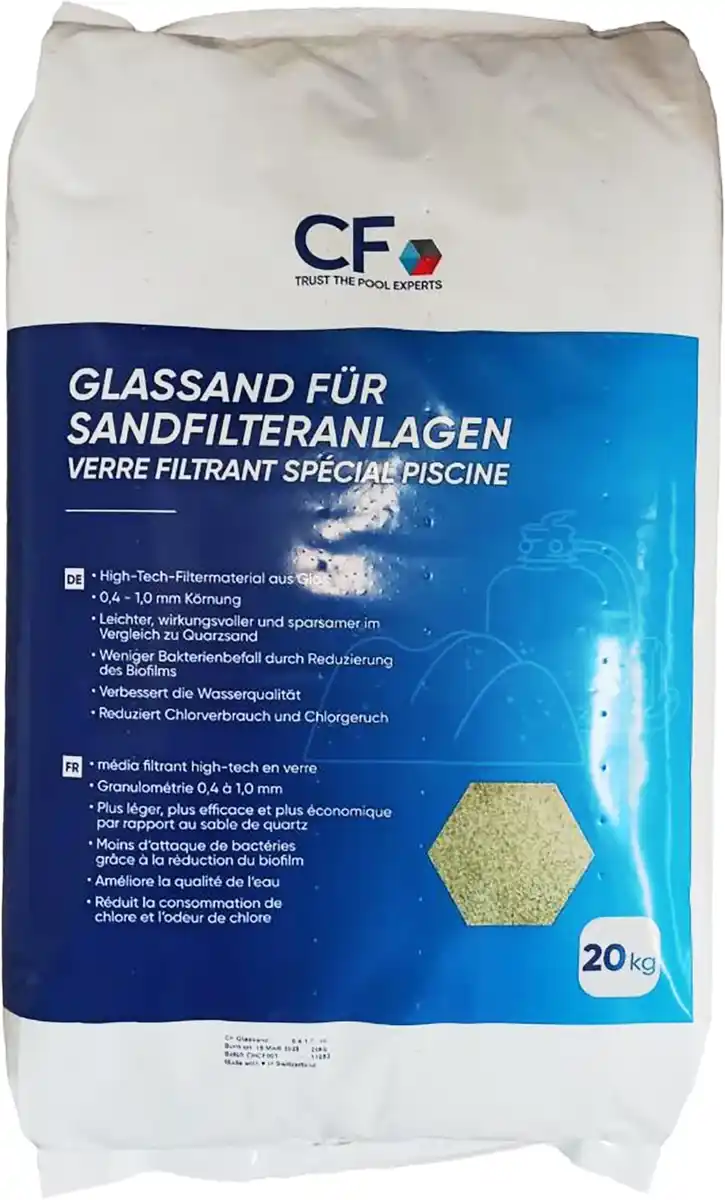 Bild 1 von CF Group Glassand, grün, 20 kg, 0,5-1,00mm