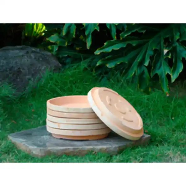 Bild 2 von Untersetzer, White Washed Terracotta, Ø 35 cm