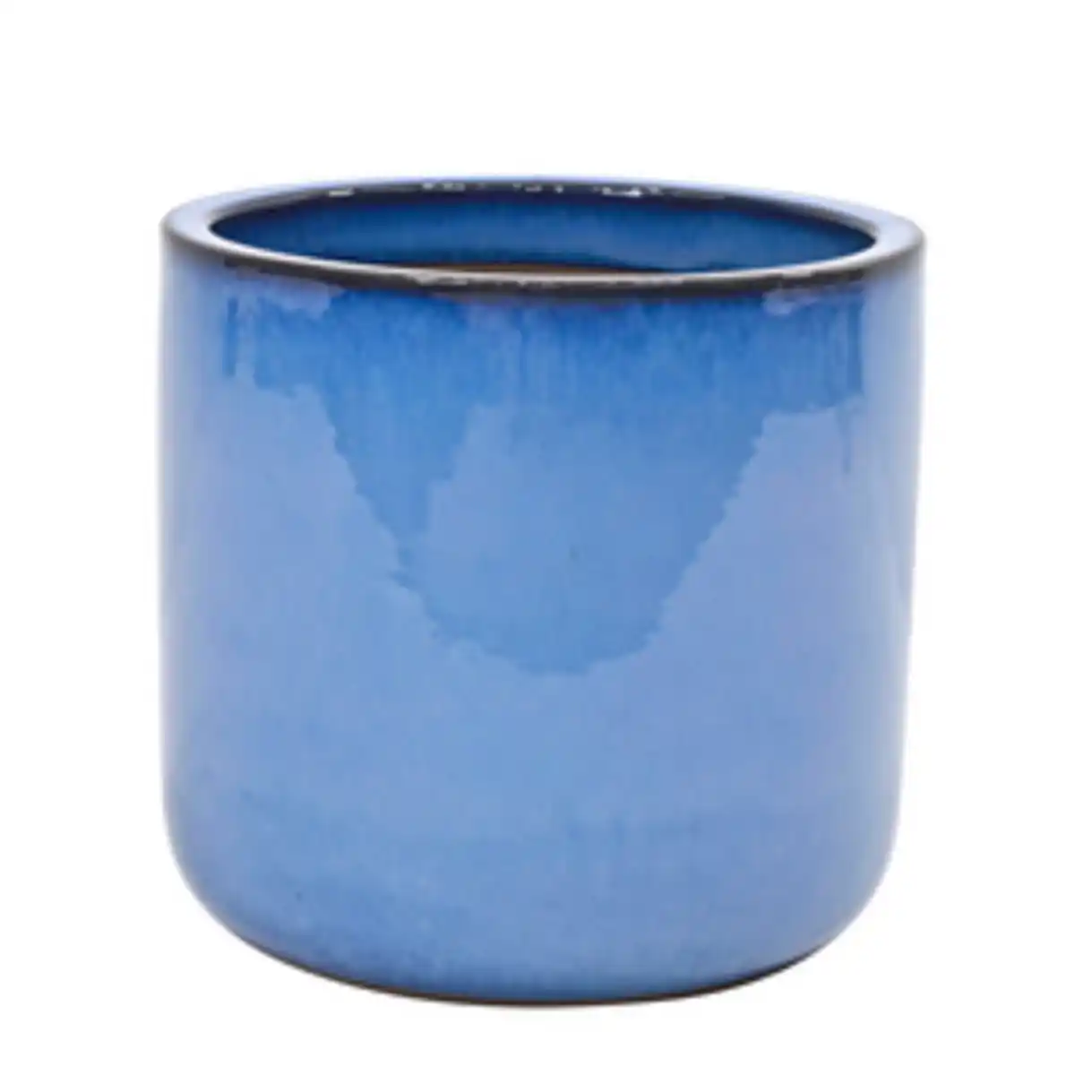 Bild 1 von Pflanzgefäß »Kreta«, ØxH: 30 x 28 cm, Keramik, blau