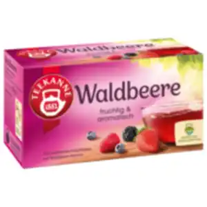 Teekanne Früchtetee Waldbeere
