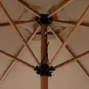 Bild 4 von DOPPLER Sonnenschirm »Life 305 Woodstyle Lift«, ØxH: 305 x 246 cm, abknickbar