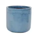Bild 1 von Pflanzgefäß »Kreta«, ØxH: 30 x 28 cm, Keramik, blau