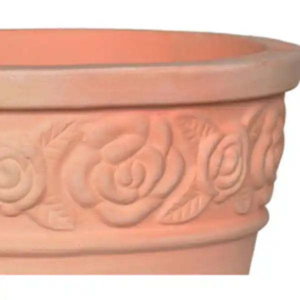 Bild 3 von hagebau Pflanzgefäß »Rose«, terrakotta, Rose, BxHxL: 35 x 28 x 35 cm