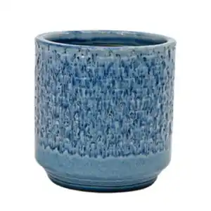 Pflanzgefäß »Flora«, ØxH: 24 x 25 cm, Keramik, blau