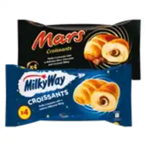Mars oder Milky Way Gefüllte Croissants