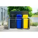 Bild 3 von Westmann Mülltonnenbox, für 3 x 240 L, BxTxH: 200 x 80 x 116 cm, anthrazit