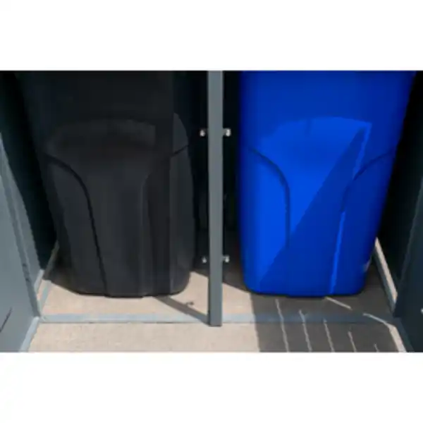 Bild 2 von Westmann Mülltonnenbox, für 4 x 240 L, BxTxH: 264 x 80 x 116 cm, anthrazit