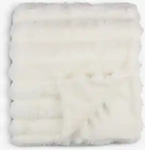 Kuscheldecke FJELLPRYD 130x170 weiß