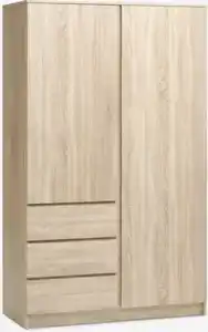 Kleiderschrank LIMFJORDEN 120x200 Kombi Eiche hell