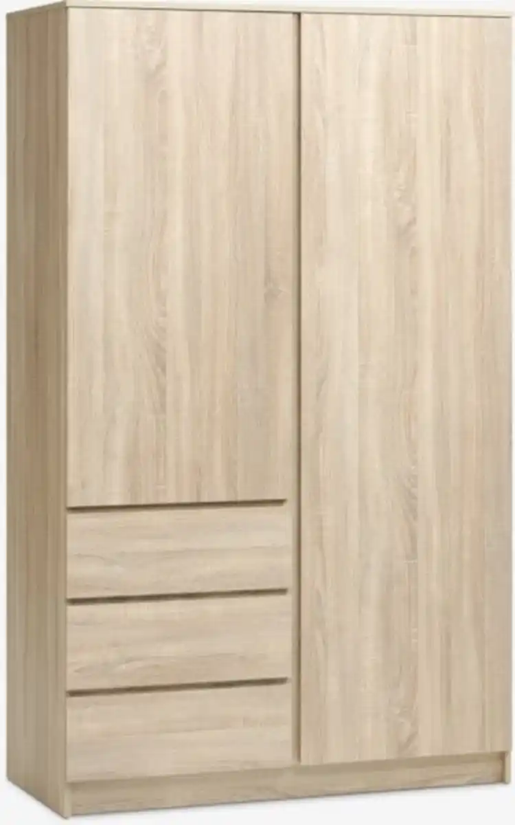 Bild 1 von Kleiderschrank LIMFJORDEN 120x200 Kombi Eiche hell