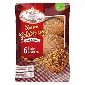 CONDITOREI COPPENRATH & WIESE Aufback-Dinkelbrötchen 420 g