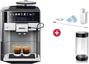 TE655503DE EQ6 plus s500 Kaffee-Vollautomat + Dein Geschenk: Siemens TZ80004 Pflegeset & Milchcontainer