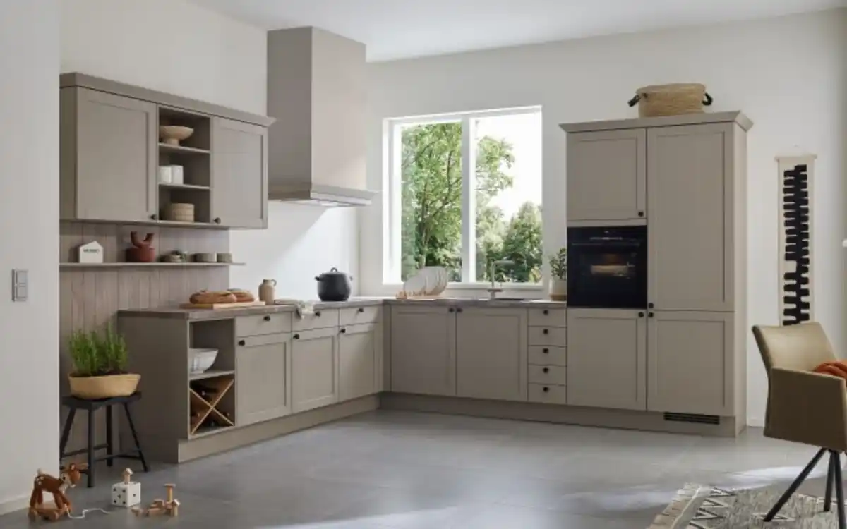 Bild 1 von Einbauküche Frano, macchiato, inkl. Siemens Elektrogeräte