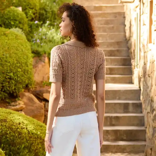 Bild 4 von Damen-Pullover im Ajour-Design