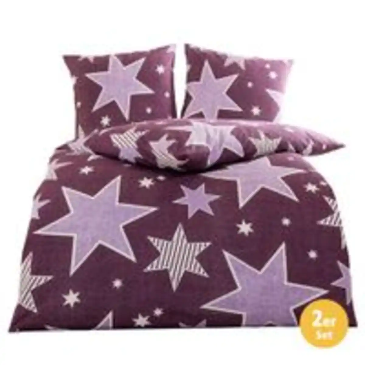 Bild 2 von Feinbiber-Bettwäsche "Sterne"