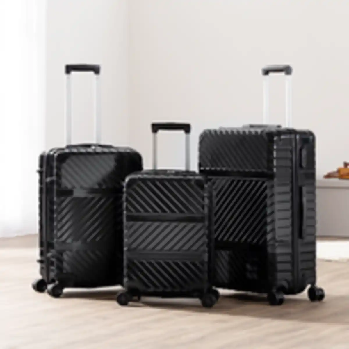 Bild 2 von Kofferset 3-teilig Schwarz 