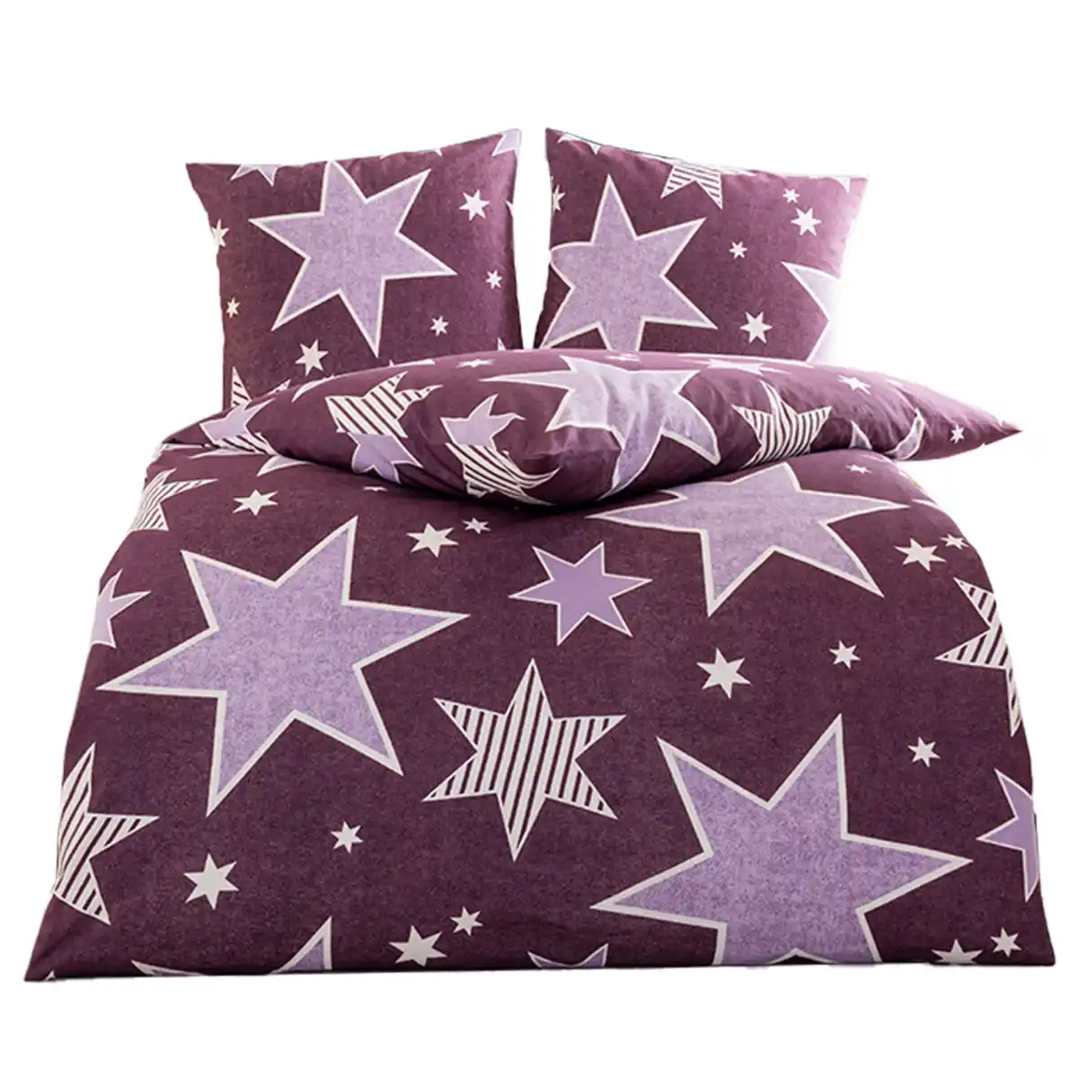 Bild 1 von Feinbiber-Bettwäsche "Sterne"