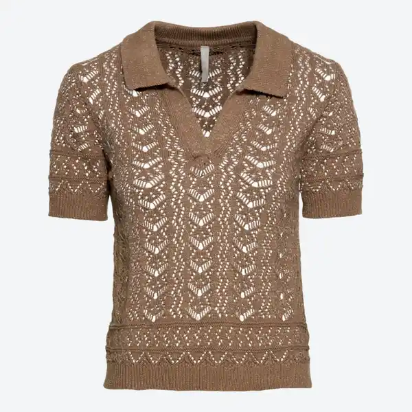 Bild 2 von Damen-Pullover im Ajour-Design