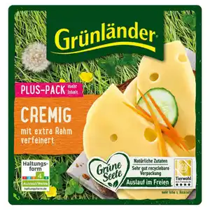 GRÜNLÄNDER Plus Pack 156 g, Cremig