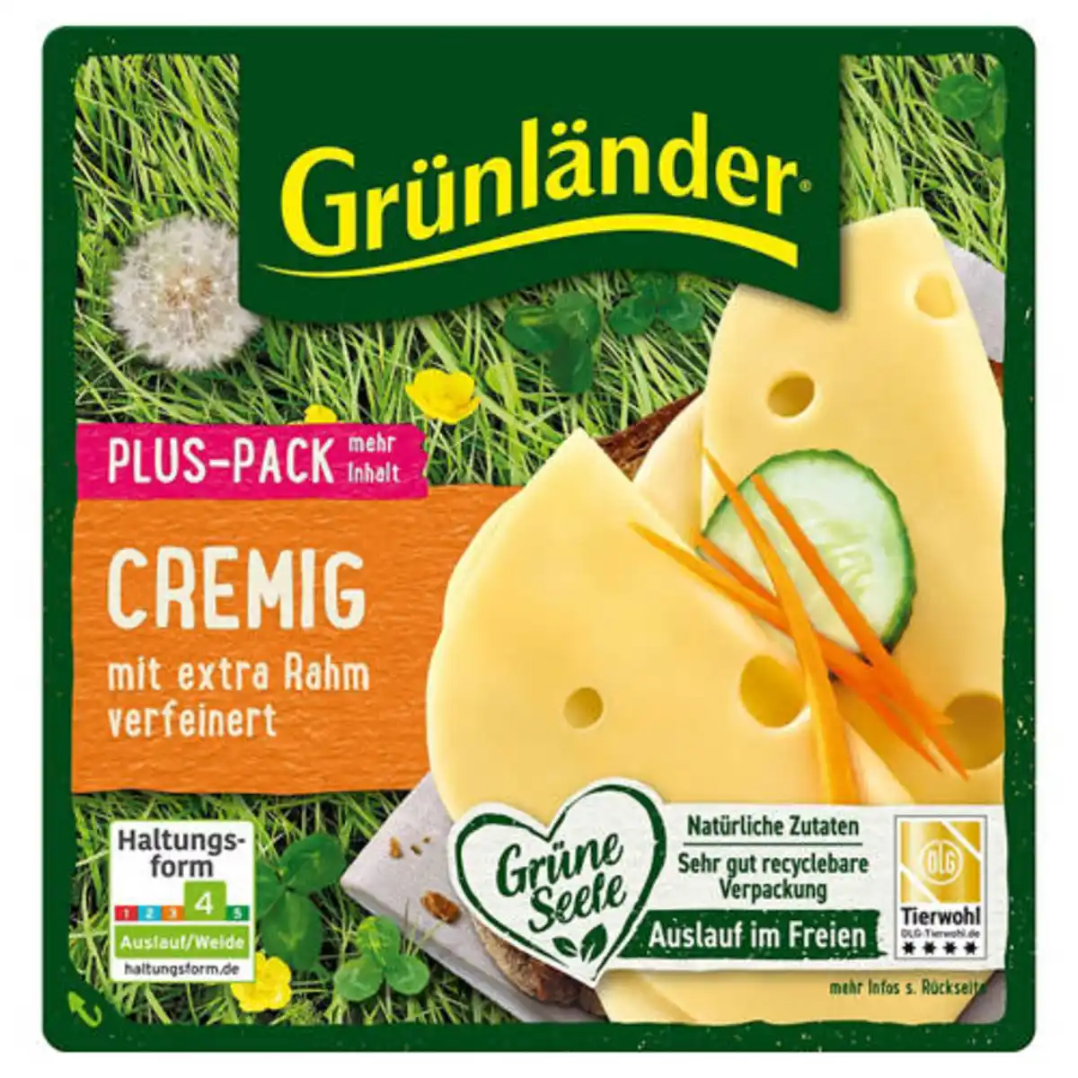 Bild 1 von GRÜNLÄNDER Plus Pack 156 g, Cremig