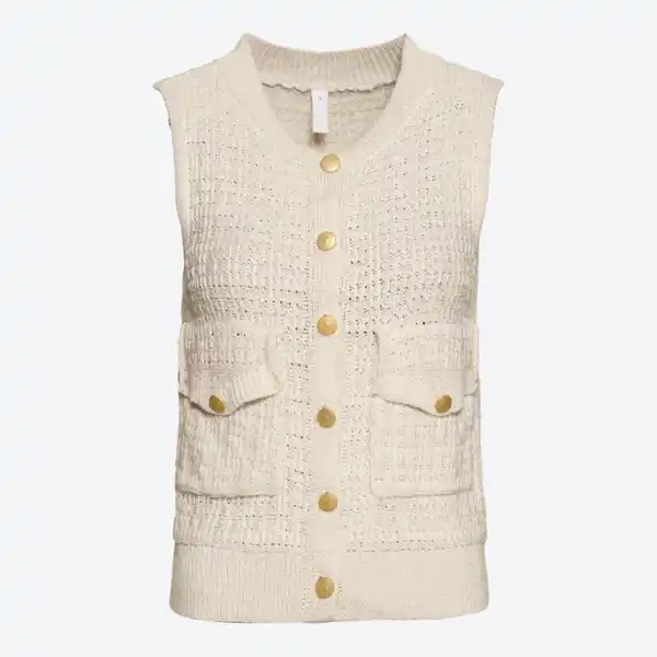 Bild 2 von Damen-Strickweste mit Knopfleiste