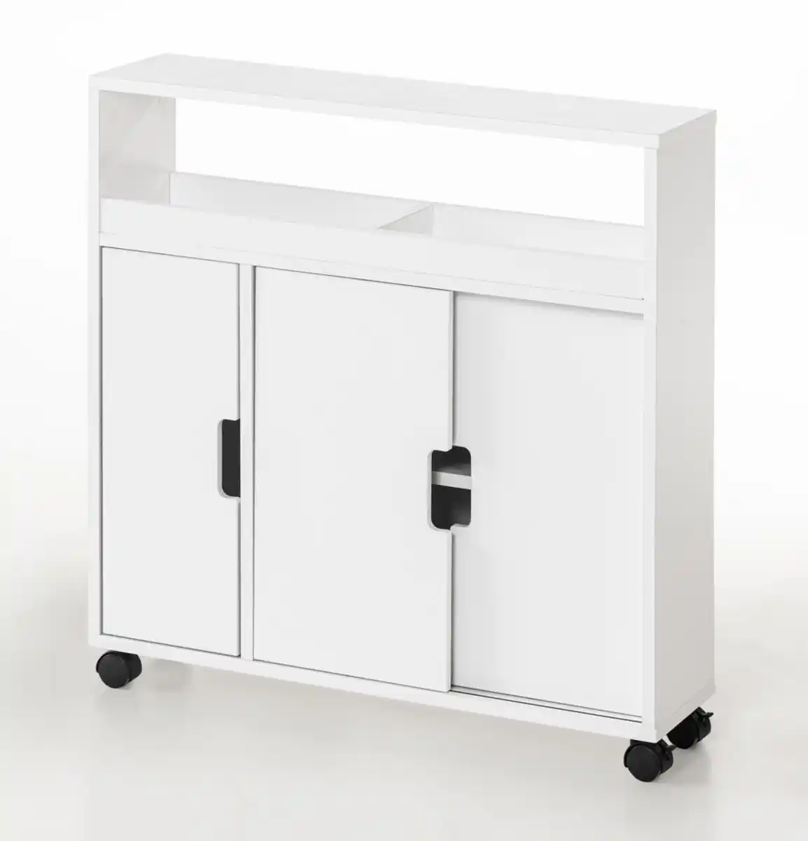 Bild 1 von Rollschrank mit Schubladen und Ablage, ca. 70 x 20 x 71 cm - Weiß