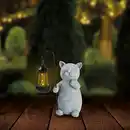 Bild 1 von Solar-Katze mit LED-Laterne, ca. 22x13x30 cm